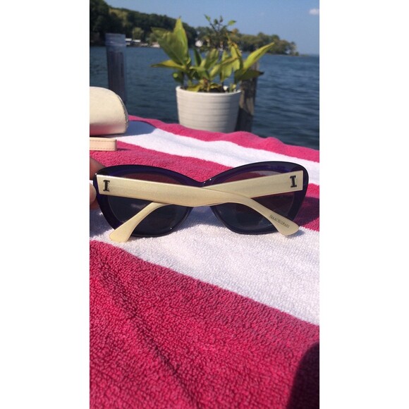 Isaac Mizrahi IM2 90 Cat Eye Sunglasses 50 20 140mm Purple Full Rim - Picture 6 of 9